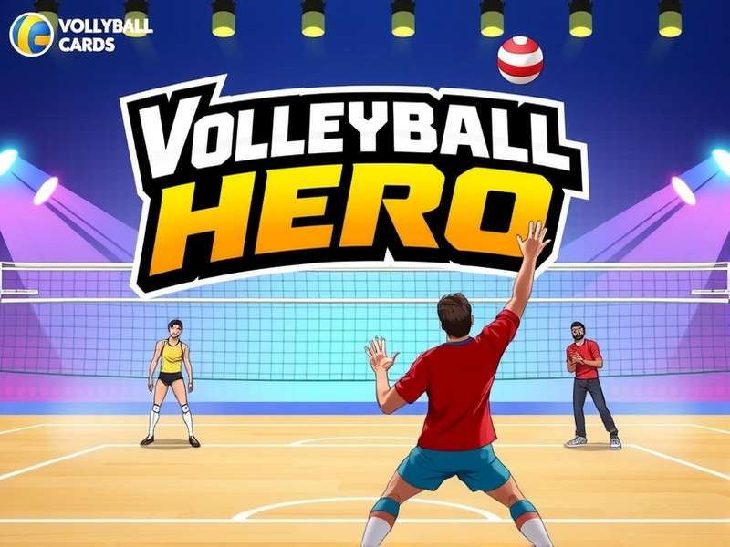 Volleyball Hero tournament poster